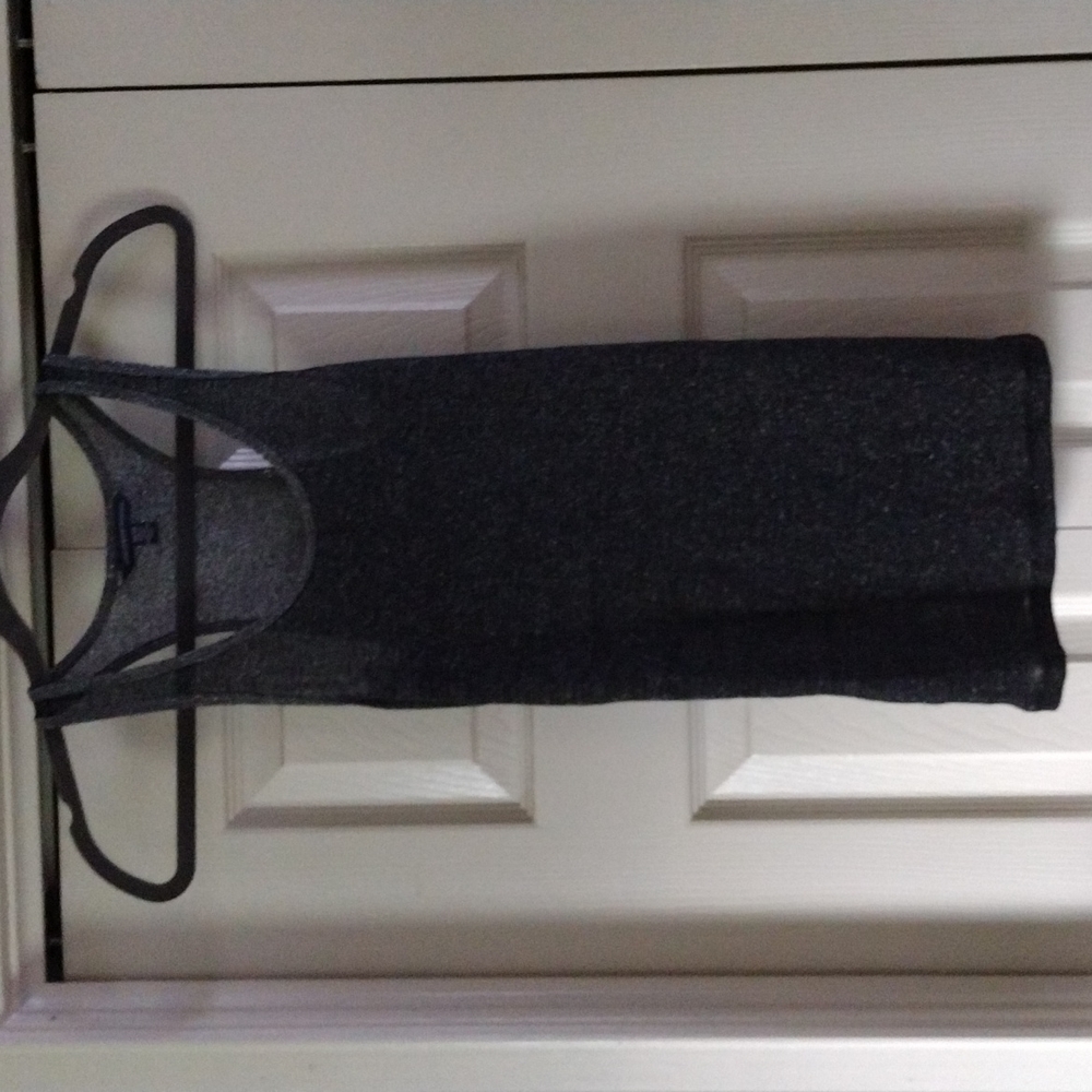 American Eagle Outfitters Sparkle Gray Tank Top